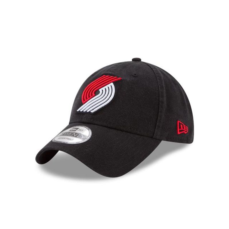 NBA Portland Trail Blazers Core Classic 9Twenty Adjustable (NVQ1285) - Black New Era Caps